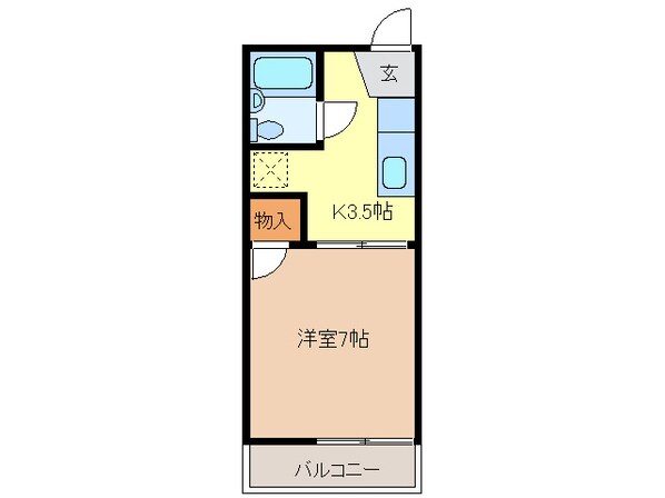 メゾンドグリーンの物件間取画像